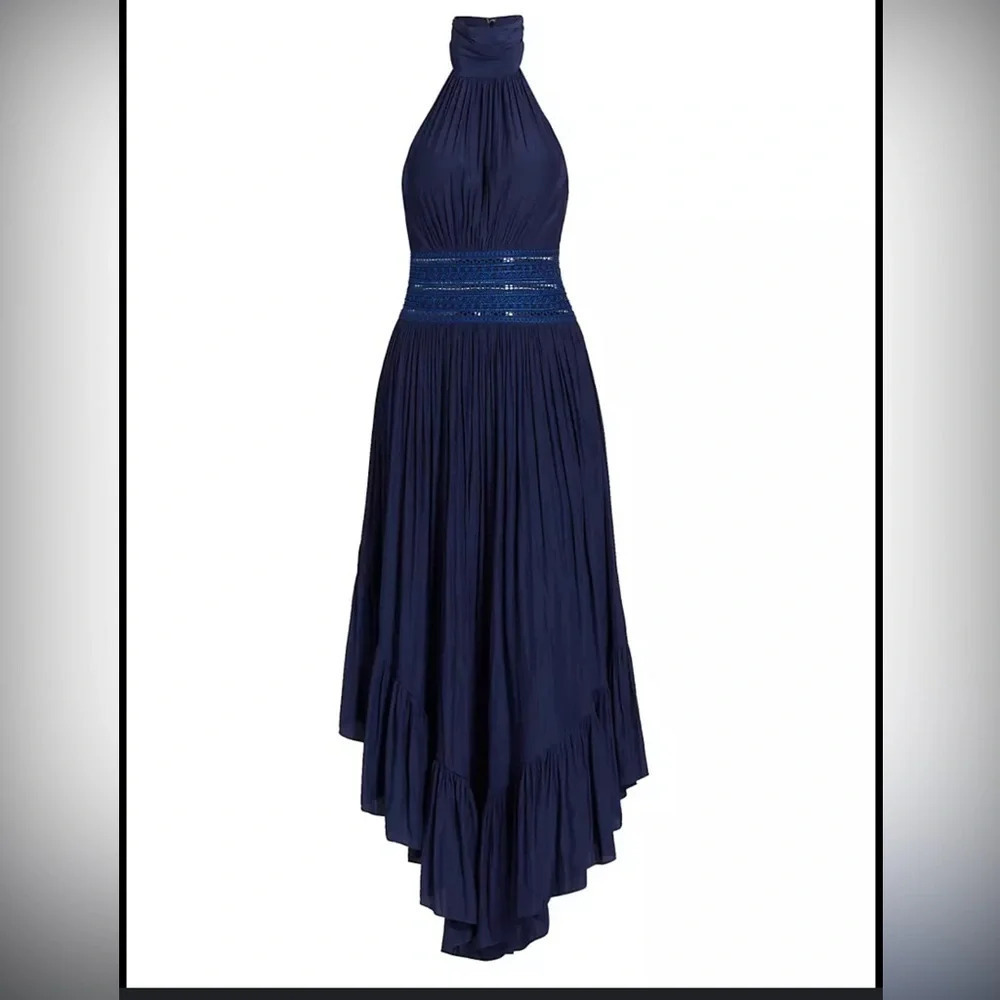 ! Ramy Brook Monique Halter Dress size 6